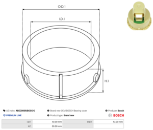 Bague plastique ABEC0009(BOSCH)