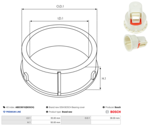 Bague plastique ABEC0010(BOSCH)