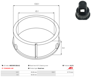 Bague plastique ABEC0001(BULK)