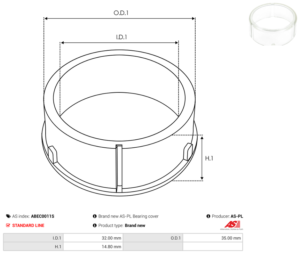 Bague plastique ABEC0011S