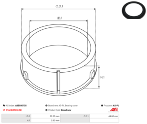Bague plastique ABEC0013S