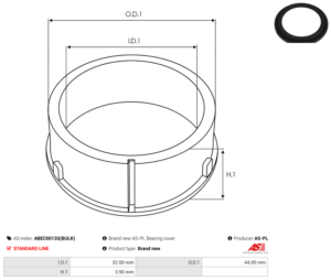 Bague plastique ABEC0013S(BULK)
