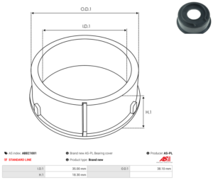 Bague plastique ABEC1001