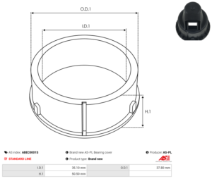 Bague plastique ABEC0001S