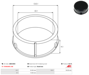 Bague plastique ABEC3003