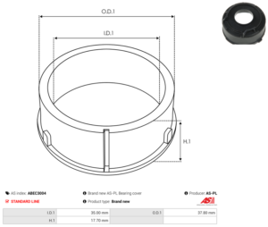Bague plastique ABEC3004