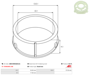 Bague plastique ABEC3006S(BULK)