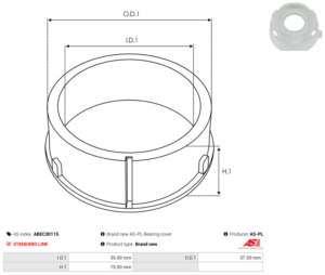 Bague plastique ABEC3011S