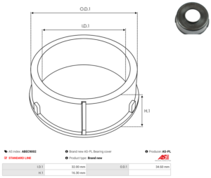 Bague plastique ABEC9002