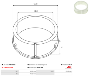 Bague plastique ABEC0002