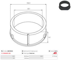 Bague plastique ABEC9004S