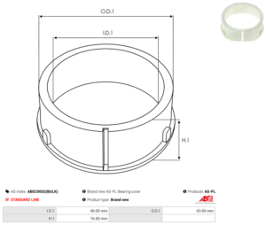 Bague plastique ABEC0002(BULK)