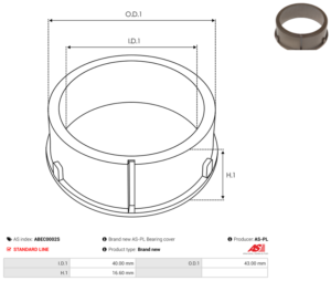 Bague plastique ABEC0002S