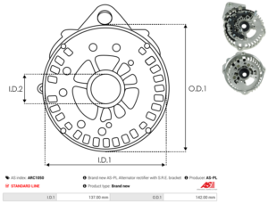 Palier Arrière ARC1050