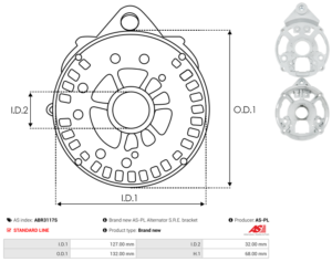 Palier Arrière ABR3117S