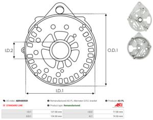 Palier Arrière ABR4009SR