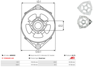 Palier avant ABR0020