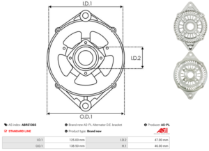 Palier avant ABR5136S