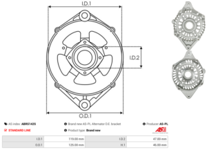 Palier avant ABR5142S