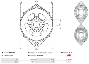 Palier avant ABR0110S