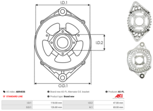 Palier avant ABR4036