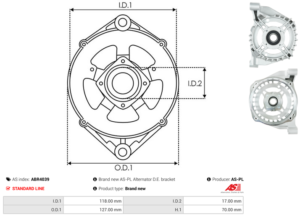 Palier avant ABR4039