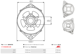 Palier avant ABR4070S