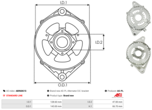 Palier avant ABR6061S