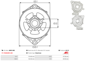 Palier avant ABR5148S