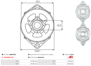 Palier avant ABR5182S