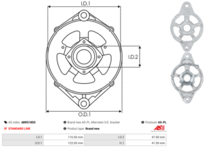 Palier avant ABR5185S