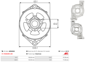 Palier avant ABR6066S