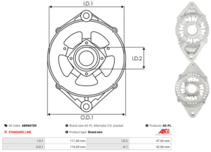 Palier avant ABR6070S
