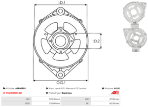 Palier avant ABR6080S