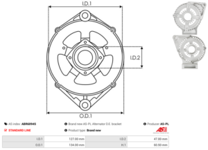 Palier avant ABR6094S