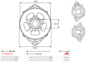 Palier avant ABR6186S