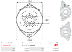 Palier avant ABR6195S
