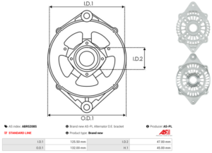 Palier avant ABR5208S