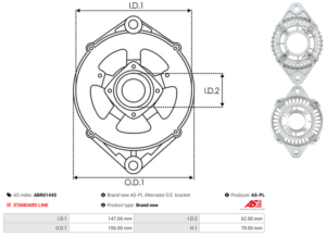 Palier avant ABR0144S