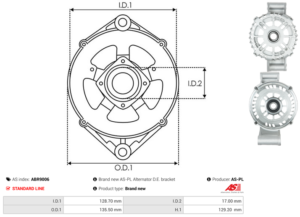Palier avant ABR9006
