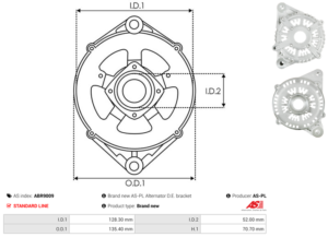 Palier avant ABR9009