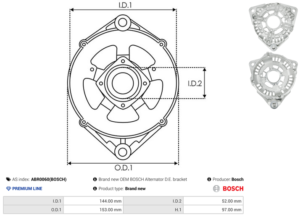Palier avant ABR0060(BOSCH)