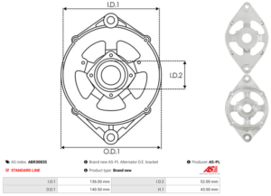 Palier avant ABR3083S