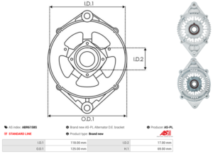 Palier avant ABR6158S