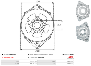 Palier avant ABR6164S