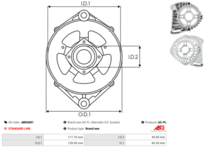 Palier avant ABR4001