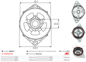 Palier avant ABR4019