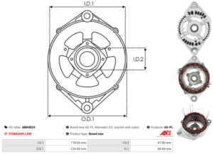 Palier avant ABR4024