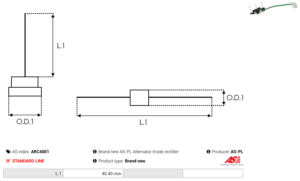 Pont de diode alternateur ARC4001