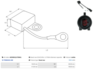 Accessoire ARS9062(LETRIKA)